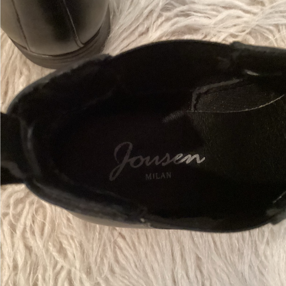 Jousen Milan Mens ankle Boots ,all Leather size mens 8 black Chelsea - Picture 7 of 9